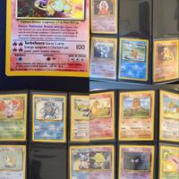 Pokemon Set base jungle e fossil quasi compelto