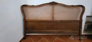 Letto matrimoniale paglia di Vienna 