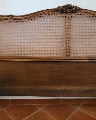 Letto matrimoniale paglia di Vienna 