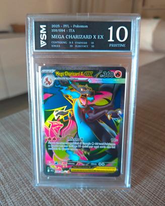 Carta Pokémon Mega Charizard X ex 109/094