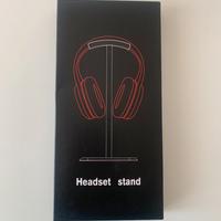 Stand per cuffie nero, nuovo