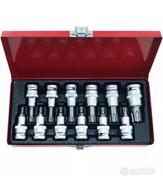 Set di chiavi a bussola 12 pezzi Torx 1/2"