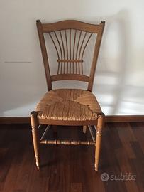 Sedie artigianali 6 pezzi