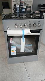 CUCINA A GAS NERO FORNO ELETTRICO STAYLUX NUOVO