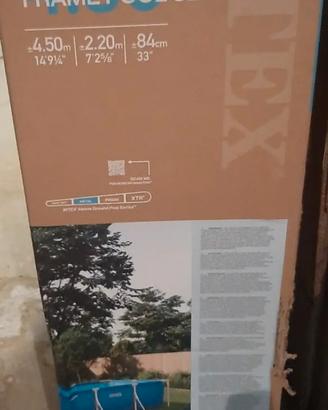  piscina intex 4.50x2.20x0.80 