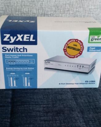 Zyxel ES-108A Switch 8 Porte Fast 10/100 MBPS
