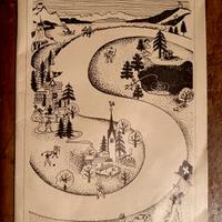 vintage carte turistiche Svizzera 