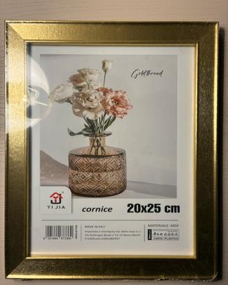 6cornici eleganti oro 20x25