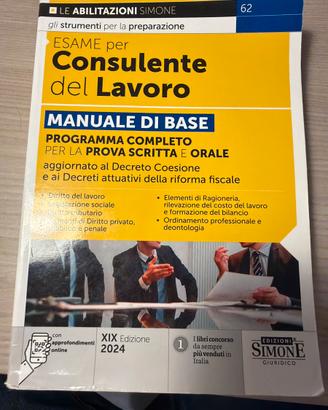 Esame consulente del lavoro Simone