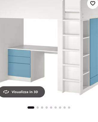 Letto soppalco salva spazio ikea