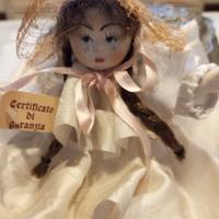 bambola porcellana con trecce