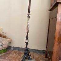 Lampada marmo e ottone vintage