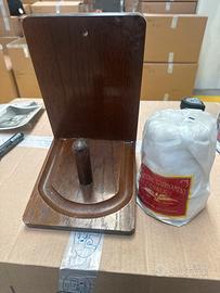 Porta talco biliardo vintage anni 70 con suo talco