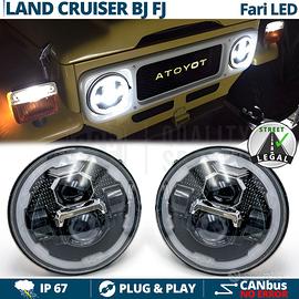 FARI LED Per LAND CRUISER BJ FJ Angel OMOLOGATI