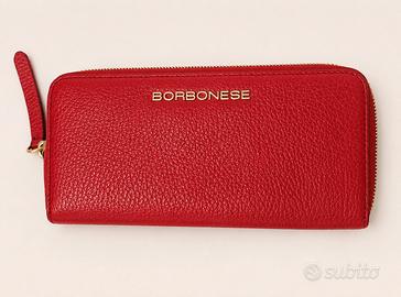 Portafoglio Borbonese donna rosso