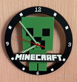 Orologio da parete Minecraft Creeper – Stampa 3D