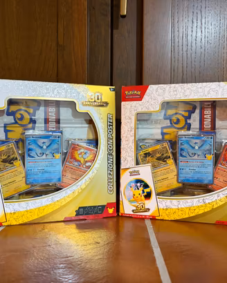 N.2 Collezione con poster 30 anniversario Pokemon