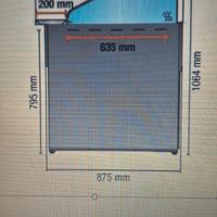 vetrina  pasticceria refrigerata