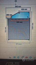 vetrina  pasticceria refrigerata