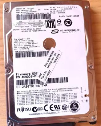 HDD HARD DISK Computer Portatile PC 160 - 500 GB