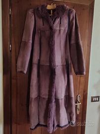 Pelliccia rosa di montone donna
