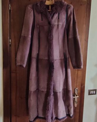 Pelliccia rosa di montone donna