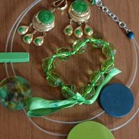 Lotto bijoux Verde e Oro 