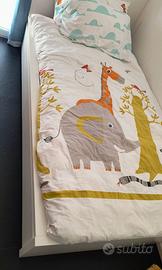 Letto singolo 90x190 Ikea Malm bianco