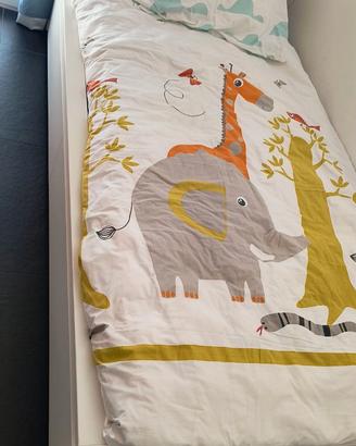 Letto singolo 90x190 Ikea Malm bianco