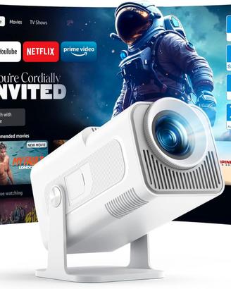 Mini Proiettore 4K app Netflix Ufficiale