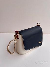 Borsa O bag tracolla catena doppia copertura