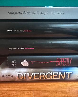 50sfumature, Twilight, NewMoon, Beastly, Divergent
