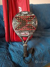 Borsone e racchetta professionale Padel