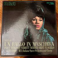 Verdi – Un Ballo in Maschera RCA Red Seal LP Opera