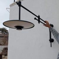 Lampione esterno in ottone