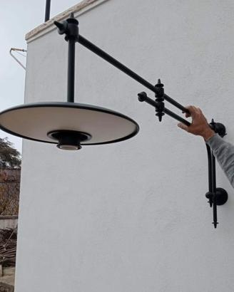 Lampione esterno in ottone