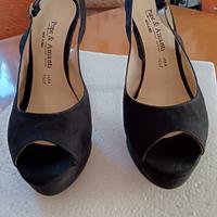 Scarpe scamosciate decolletè eleganti