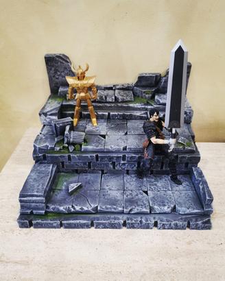 Saint seiya cavalieri zodiaco diorama figure 