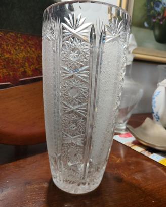 vaso in cristallo Boema vintage chic