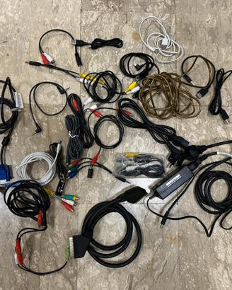 Cavi audio video pc ac scart vga stock