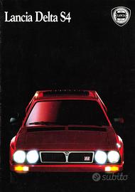 Brochure Lancia Delta S4 stradale anno 1986