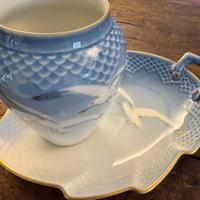 Bing & Grondahl vaso e ciotola Gabbiano vintage