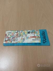 Biglietto Napoli 1991-1992