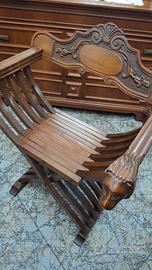 Sedia Savonarola, stile rinascimento