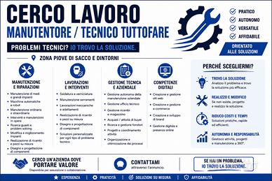 Manutentore/Tecnico tuttofare