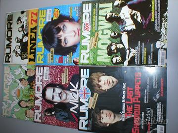 Rivista musicale Rumore 2008 annata completa