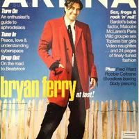 Arena sept/oct 1994 - bryan ferry brigitte bardot