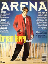 Arena sept/oct 1994 - bryan ferry brigitte bardot
