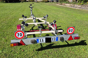 Carrello barca 350kg Revisionato