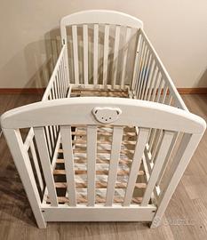 Lettino bambini Mibb Orsetto 60 x 120 bianco